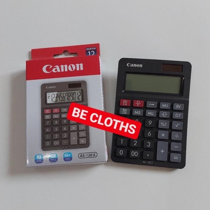 

sd-67 Canon AS-120 Kalkulator - 12 Digit kalkulator desktop kantor Murah