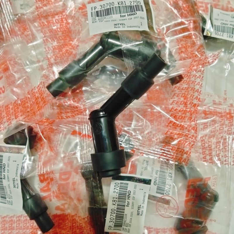Cangklong Kepala Busi Kop Busi Cap Supresor Cop Busi Honda Beat Esp 2014-2020/Scoopy Esp 2017-2020 O