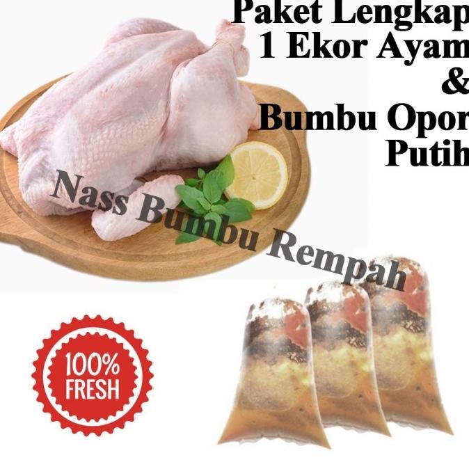 

paket lengkap ayam 1ekor dan bumbu opor siap masak HF56