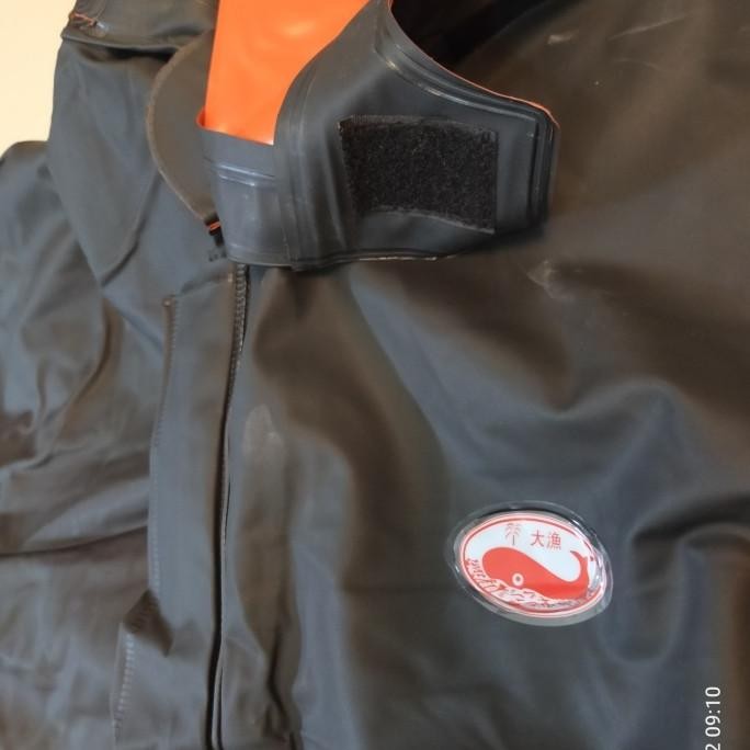 Premium Hot Jas Hujan Cap Paus Big Fish /Jas Hujan Nelayan / Jas Hujan Taiwan / Gv23