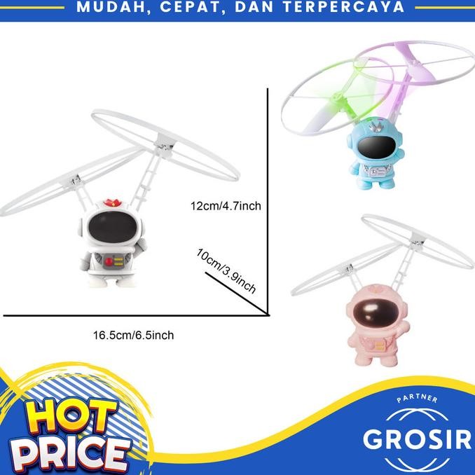 Best Mega Mainan Anak Astronaut Drone Ajaib / Bola Terbang / Mainan Astronaut U-45
