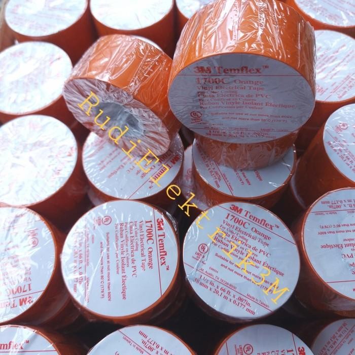 

3M Isolasi Temflexx Orange 3M 1700C 38Mm X 20.1M X 0.177M
