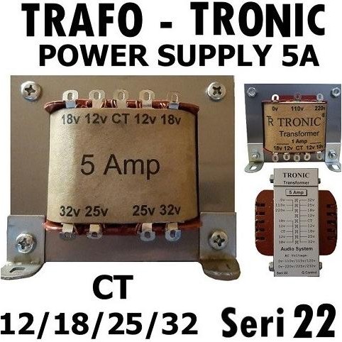 *$*$*$*$] Trafo Tronic 5A Seri 22 CT-32V Transformer TR Travo Power Supply Ct 32