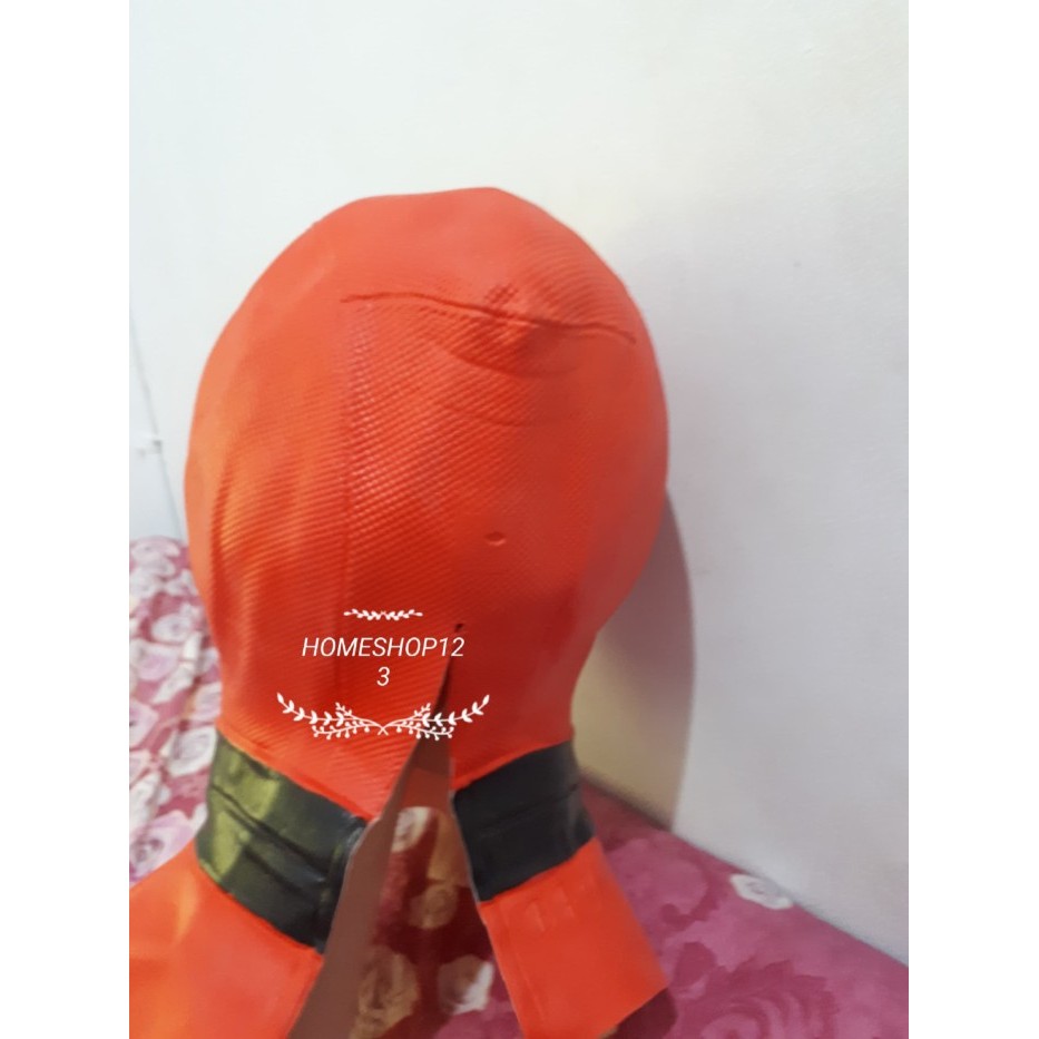 Deadpool Mask Latex Premium, Topeng Deadpool Latex Premium