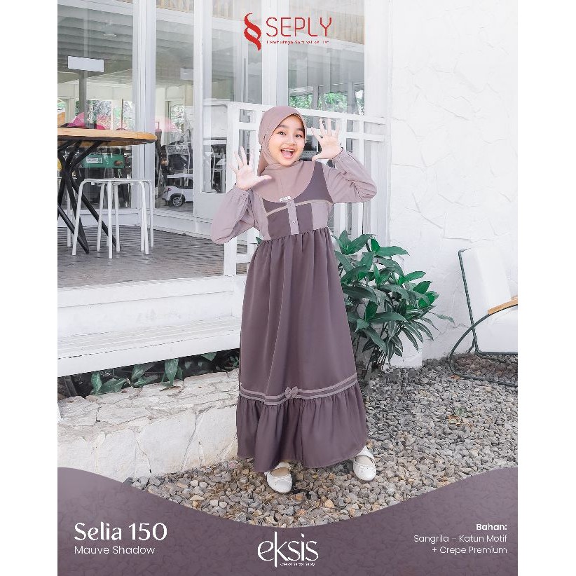 GAMIS ANAK SEPLY SELIA 150 | Model Gamis Anak Trendy | Gamis Anak Terbaru 2025