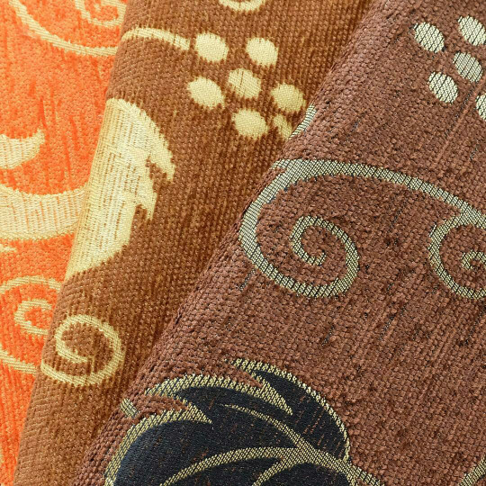 ~@~@~@~@] KAIN SOFA / KURSI REGENCY MOTIF KEMBANG BUNGA EMAS - MAXWELL