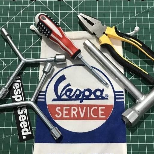 Toolbag Vespa Tas Kunci Busi Toolkit Vespa Pts Sprint Px Excel