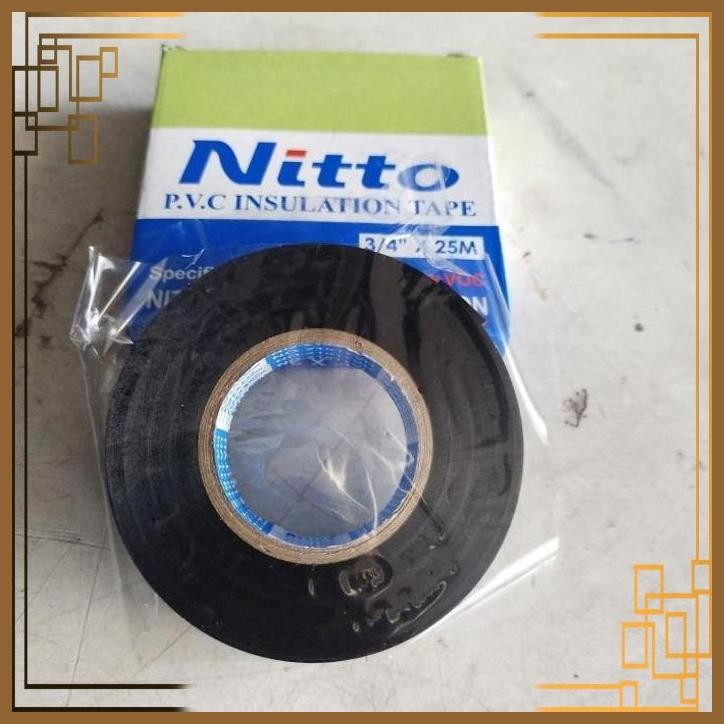 

[KJM] ISOLASI NETTO/SOLASI NETTO WARNA HITAM 3/4 X 25 METER