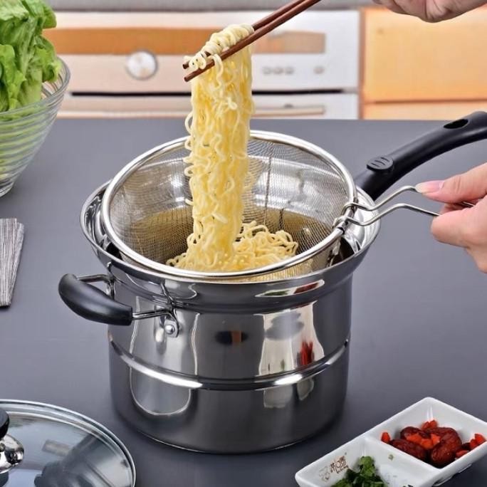 Big Cuci Panci 3In1 Kukus Rebus & Goreng -Deep Fryer 3In1 Panci Kukus Serbaguna Er-6