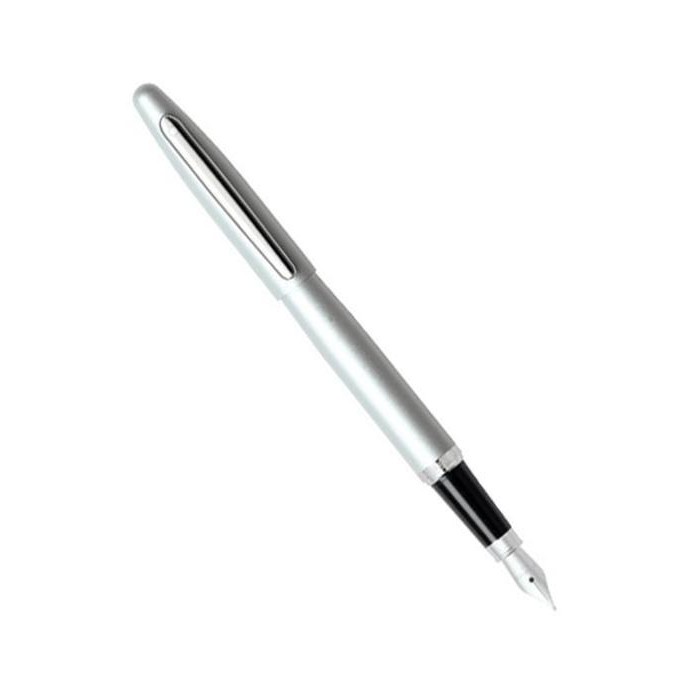 

BARU SHEAFFER VFM FOUNTAIN PEN SILVER STROBE SPECIAL GIFT 9400 Original