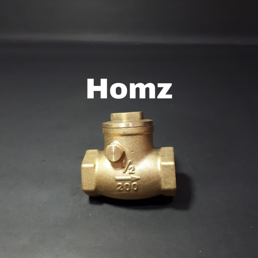 Check Valve 1/2" inch Kuningan ONDA / Klep Tabok 1/2 in merk ONDA