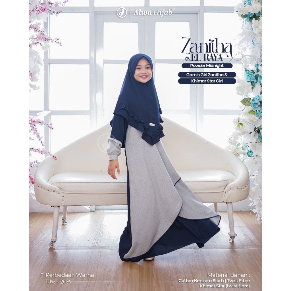 ALWA HIJAB GAMIS ANAK ZER GIRL (SET)
