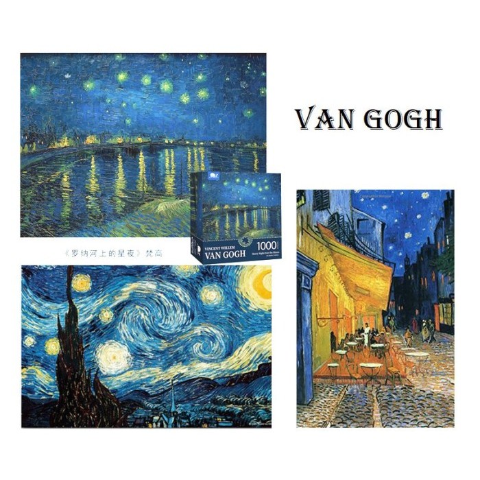 Jun - 1000 Pcs Hd Jigsaw Puzzle - Van Gogh