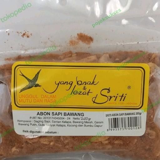 

Sriti Abon Sapi Bawang (Kuning) 200Gr