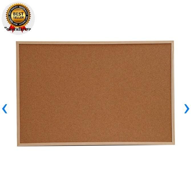 

TERBARU - Papan tempel corkboard 90 cm x 60 cm