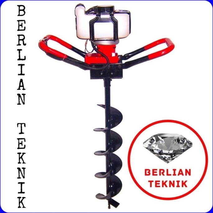 Mesin Bor Tanah Biopori Earth Auger Matsumoto Med 430 + Mata Bor 100Mm