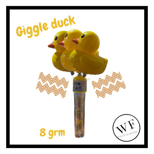 

Juqi Giggle Duck Candy / Mainan Bebek Lucu Isi Permen Aneka Rasa 8Grm