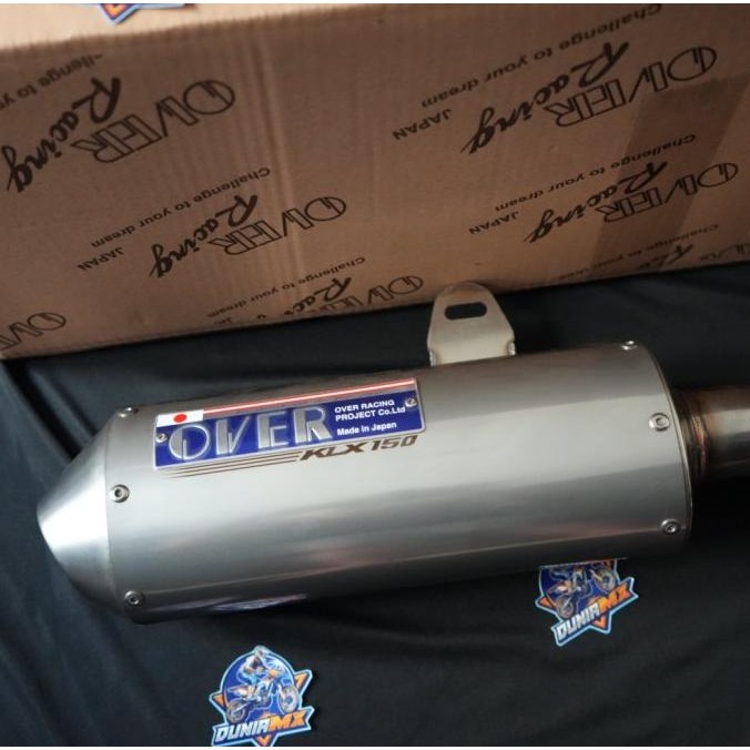 Knalpot OVER JAPAN JEPANG KLX 150 Original BNJ