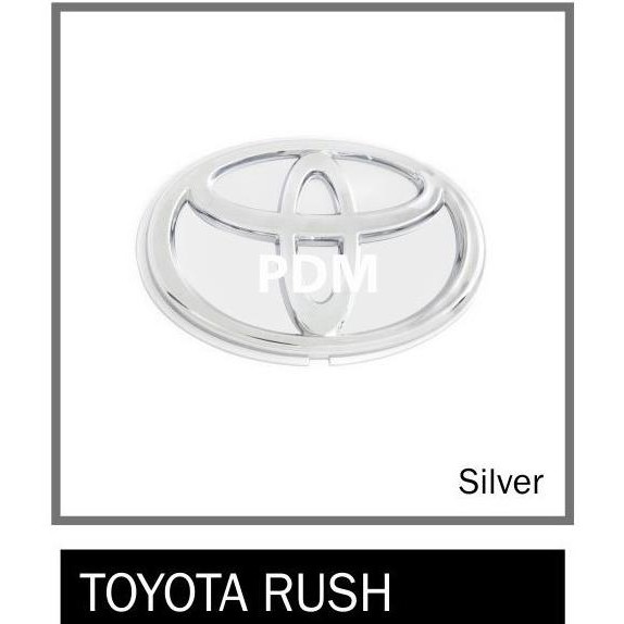 Emblem/ Logo Toyota Ban Serep Belakang Toyota Rush
