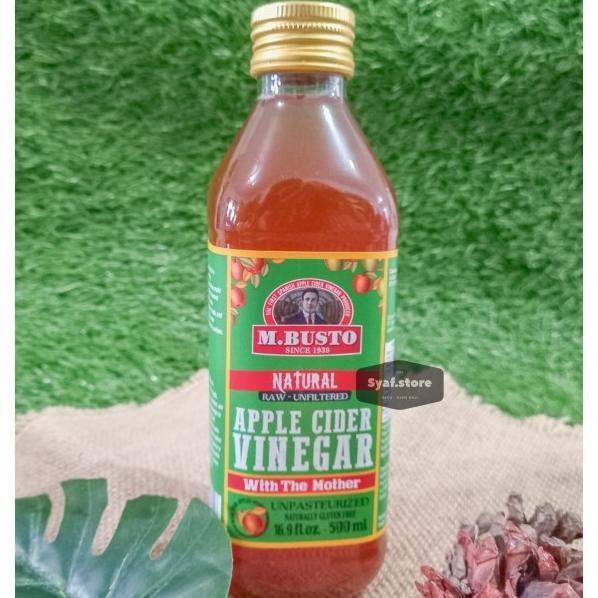 

Cuka Apel Organik M Busto Cider Vinegar Halal 500 Ml
