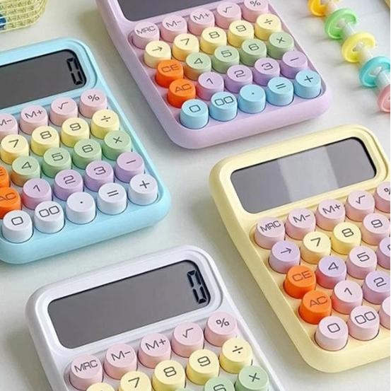 

Kalkulator 12-Digit Calculator Kawaii Bulat Kc817 Korea Kincizen Warna