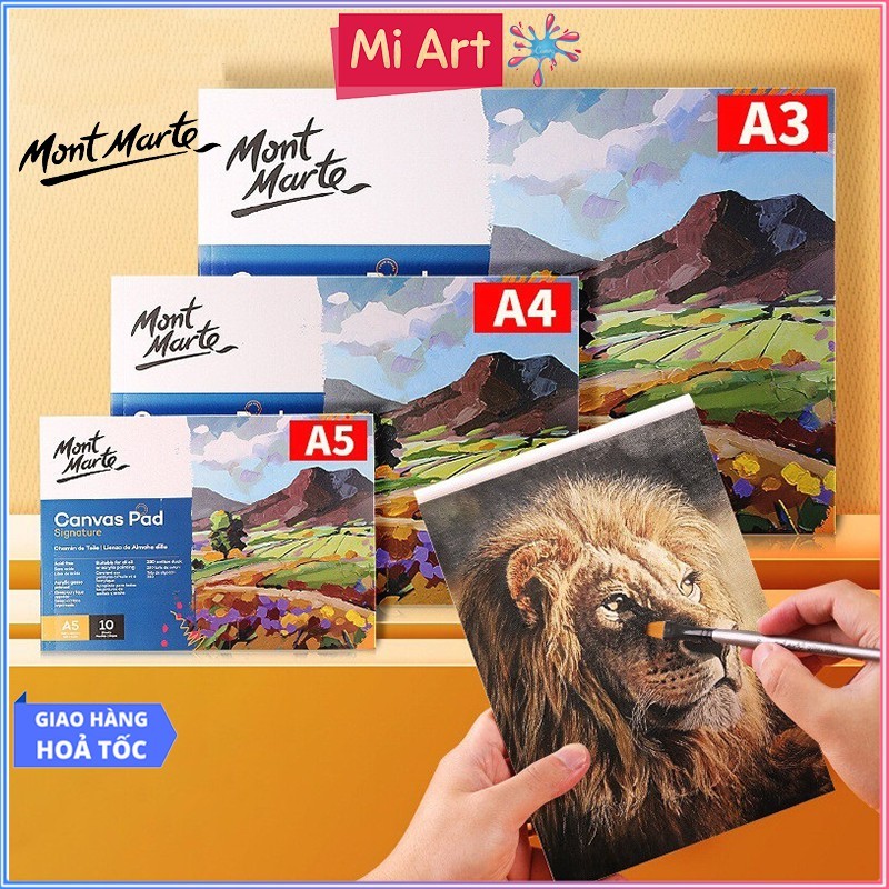 

Buku Kanvas Gambar Warna Akrilik, Cat Minyak, Bantalan Kanvas Mont Marte A3 / A4 / A5 - 10 Lembar Merek, 280gsm - CAXX0023 / Cax0024 / Cax0025 |BC0E8949|