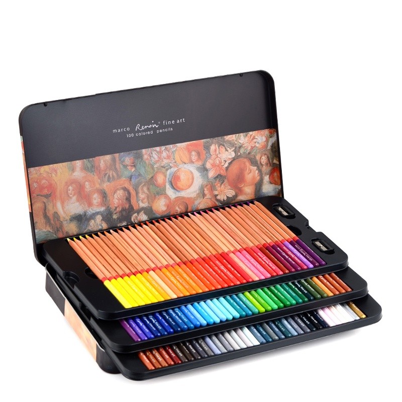 

Pensil Warna Minyak Profesional Angel Mark Marco Renoir Fine 24 36 48 72 100 Set Gambar Berwarna Perlengkapan Seni Untuk Kantor Sekolah |Zpot8BgV|