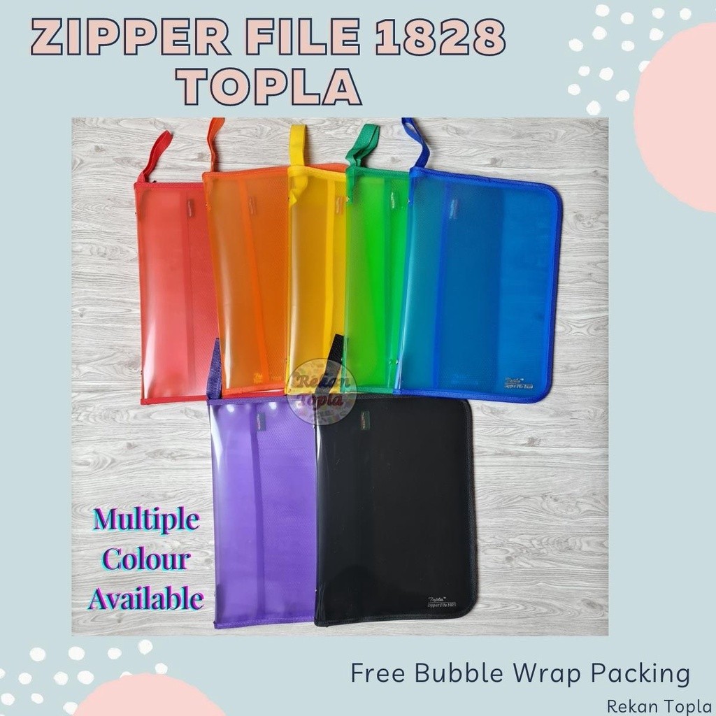 

Zipper File Premium / Zipper File Reseleting / Map Zipper Berwarna / Map Plastik reseleting / Map