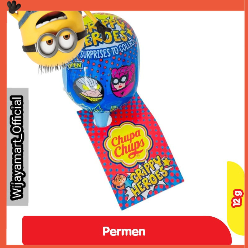 

Chupa Chups Grippy Permen Lolipop 12 g