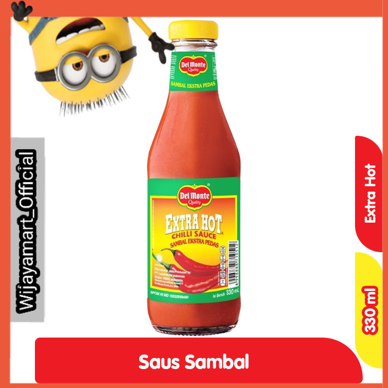 

Del Monte Sambal Ekstra Pedas Botol 330 ml
