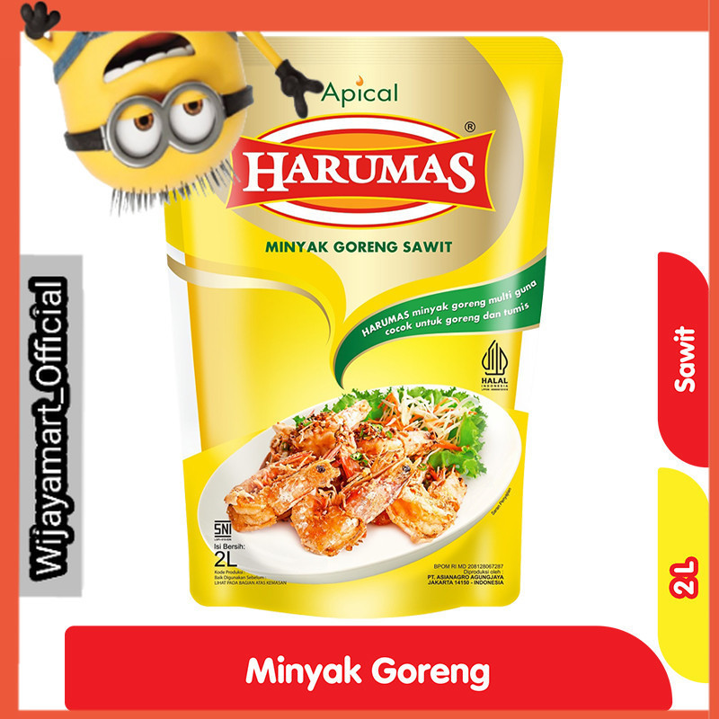

Harumas Minyak Goreng Sawit Pouch 2 L