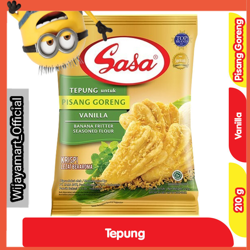 

Sasa Tepung Bumbu Pisang Goreng Vanila 210 g