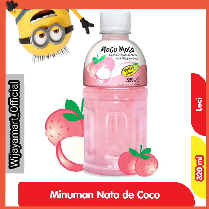 

Mogu Mogu Minuman Nata De Coco Rasa Leci 320 ml