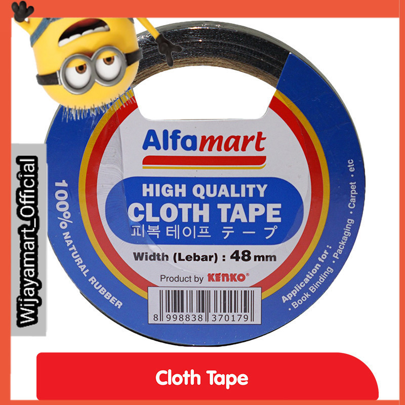 

Alfamart Kenko Lakban Kain Hitam 48 mm