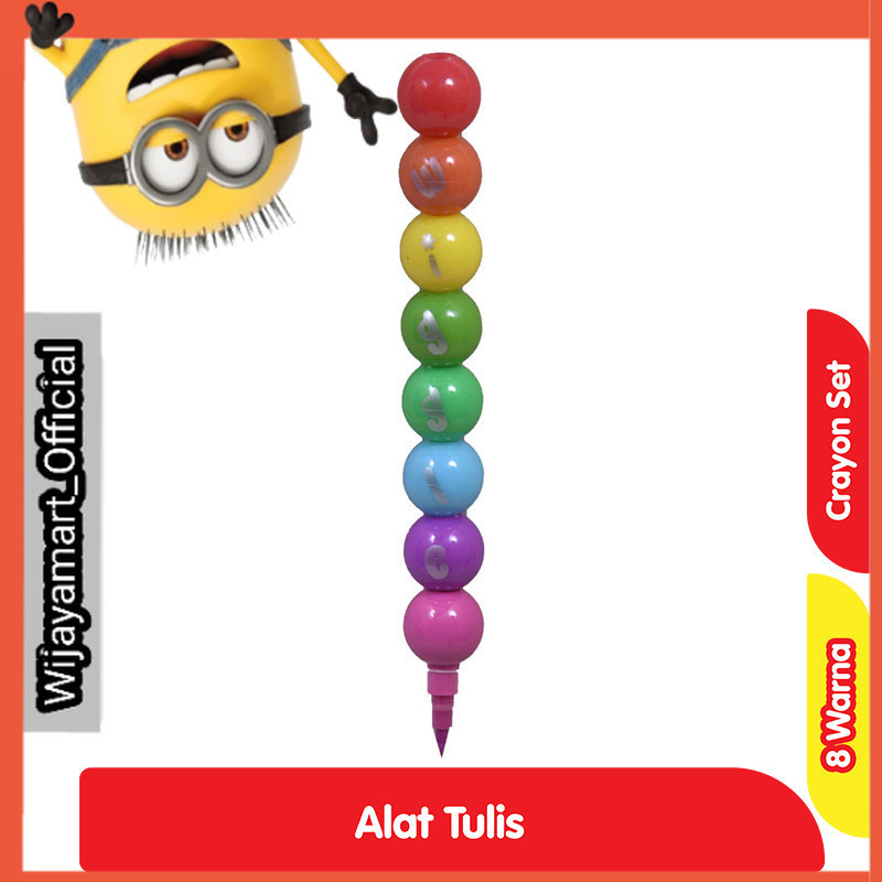 

Wiggle Paket Krayon Cupcake 8 Warna