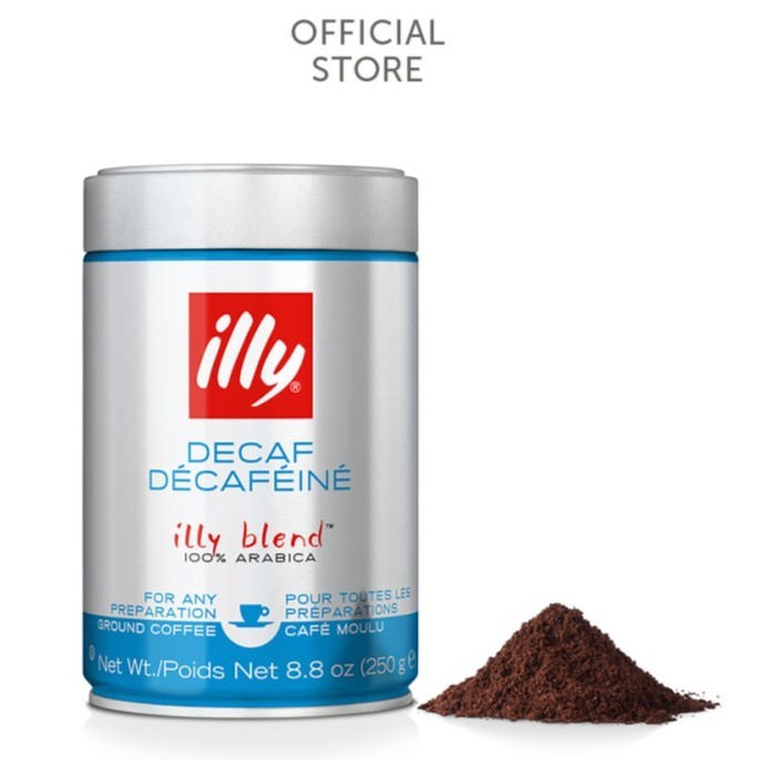 

Illy Coffee - Decaffeinato - Kopi Bubuk 250 Gr