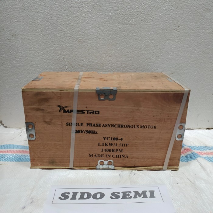 ,,,,,,,] Mesin Penggerak Dinamo Elektro Motor Maestro 1 , 5 HP