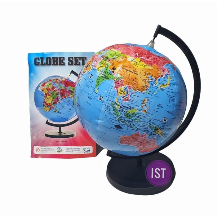 

Terlaris Mainan Bola Globe Bola Peta Dunia with Stand SALE