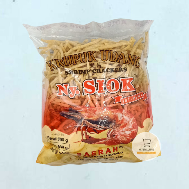 

Terlaris Kerupuk Udang Ny. Siok Oval / Stik SALE