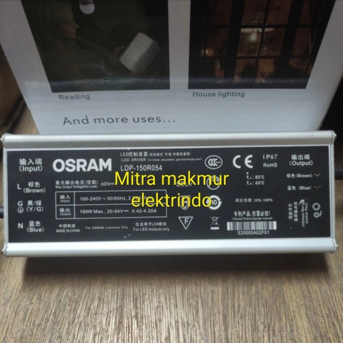 Masih Led Driver Osram 150W / Ballast Pju 150W Osram / Driver Pju Osram 150W