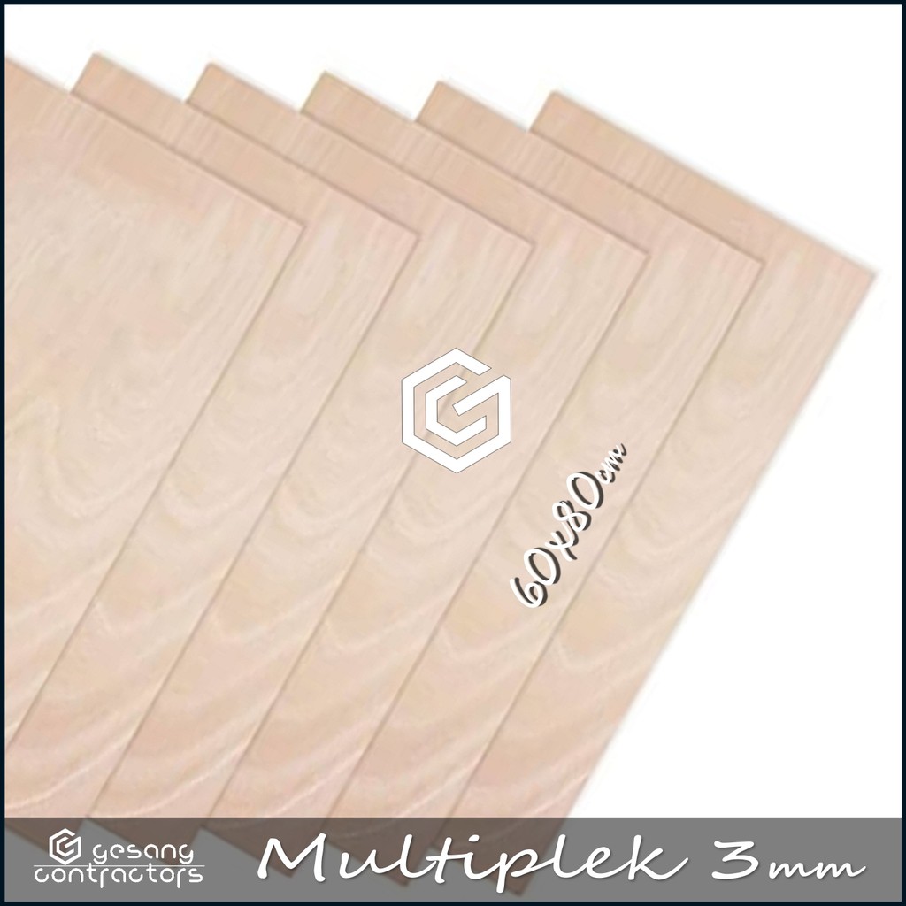 Triplek 3mm 60x80 cm ( Multiplek 3mm | 3 mm | 60x80cm | 80x60cm | 80x60 | 80 x 60 | 60 x 80 cm )