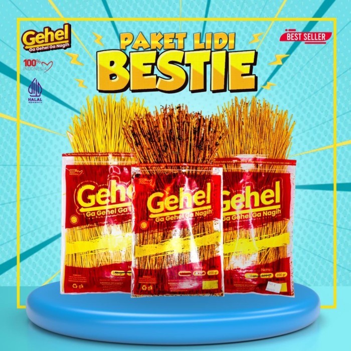 

PROMO SPECIAL Gehel Lidi Bestie - Makanan Ringan