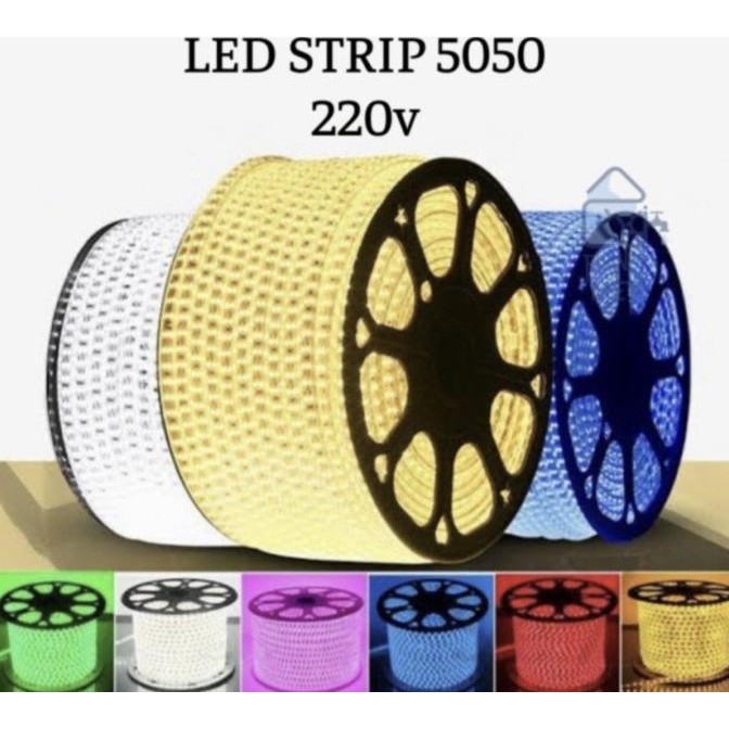 Lampu LED Strip SMD 5050 1 Roll