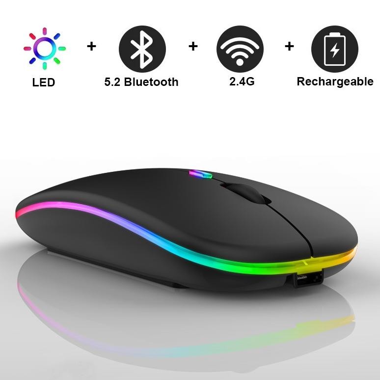 VIRAL Mouse Luminous RGB 2.4G Wireless Mouse Wireless RGB Mouse RGB Mouse Bluetooth Wireless Mouse R