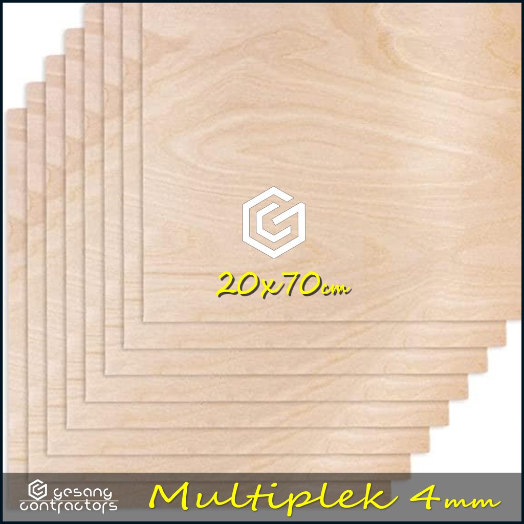 Triplek 4mm 20x70 cm ( Multiplek 4mm | 4 mm | 20x70cm | 70x20cm | 70x20 | 20 x 70 cm )