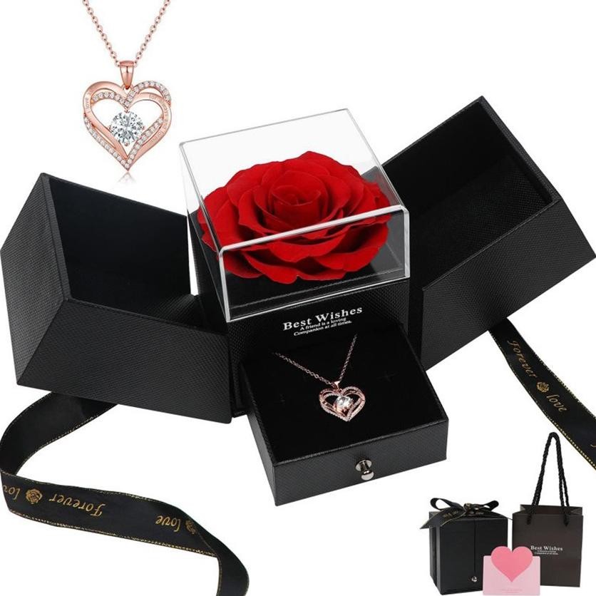 

fn-56 Eternal Rose Gift Box Kotak Perhiasan Bunga Mawar Kotak Hadiah Mawar Gift Box Mawar Viral