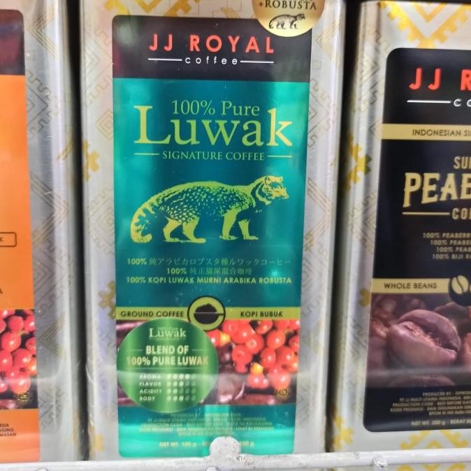 

Jj Royal 100% Pure Luwak Signature Gound Coffee 100Gr