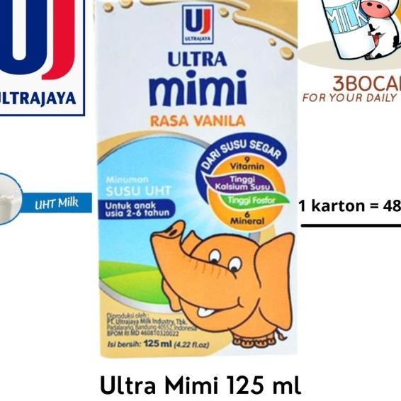 

Susu Ultra 40 Pcs 125Ml - Full Cream/Coklat/Stroberi.Expired Lama