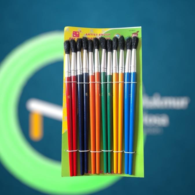 

KUAS LUKIS TRITOP 12 inch /KUAS LUKIS/KUAS GAMBAR /KUAS WARNA WARNI P88L