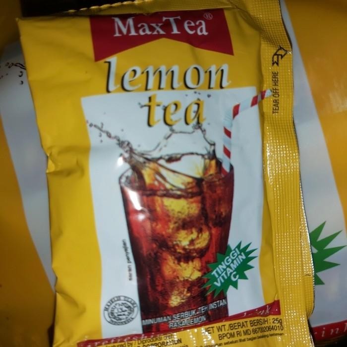 

max tea lemon tea (perenceng/per 1 pack) Kualitas Terbaik